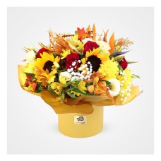 Sunny Golden Flower Box